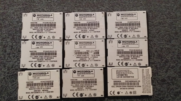LOT OF 50 Genuine Motorola SNN5783B Battery for Q , V235 , V323 , V323i , V325 - Equipment Blowouts Inc.
