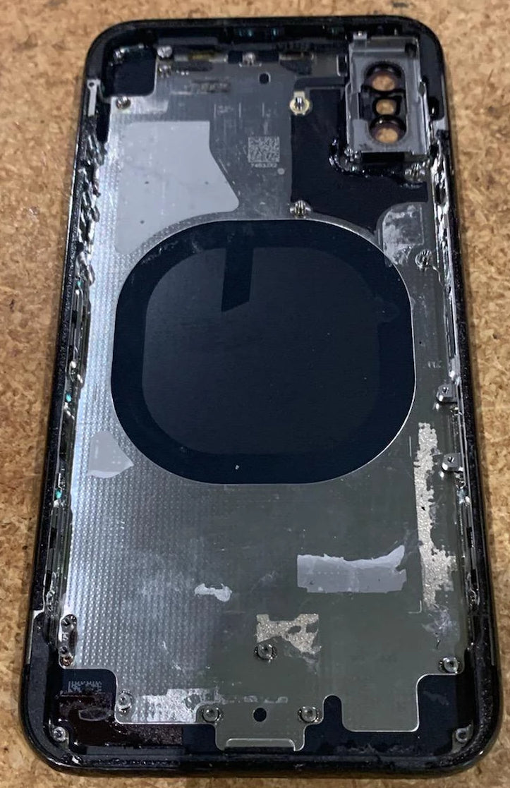 Apple iPhone XS Max Gold original frame housing with Some Parts 