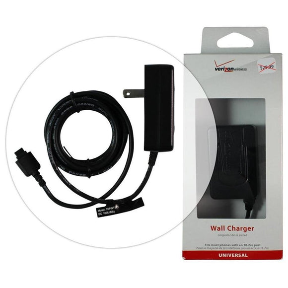 LG 18-Pin Port Wall Chargers - Black - by Verizon Wireless - Equipment Blowouts Inc.