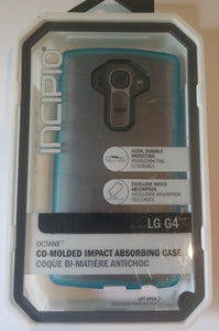 Incipio LG G4 Octane Co-Molded Impact Absorbing Case in Frost / Blue and frost/black
