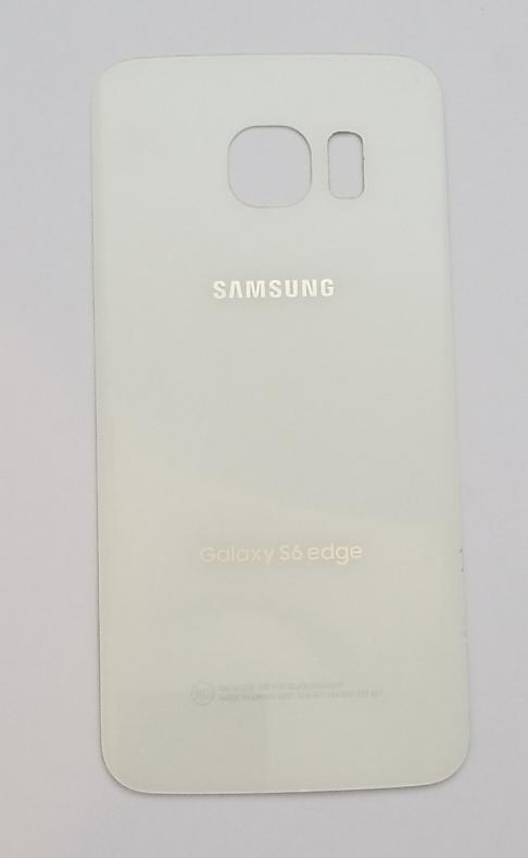 Compatible With Galaxy S6 EDGE Plus Battery Cover Glass Housing Rear back Door ( White )