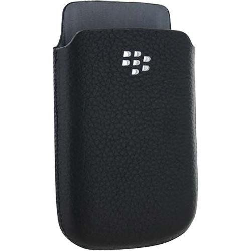 BlackBerry Torch Leather Pocket Case (Black) - Equipment Blowouts Inc.