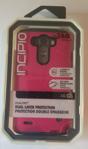 Incipio DualPro Dual Layer Protection For LG G3 Shell 2-Layer Defense Pink/Gray