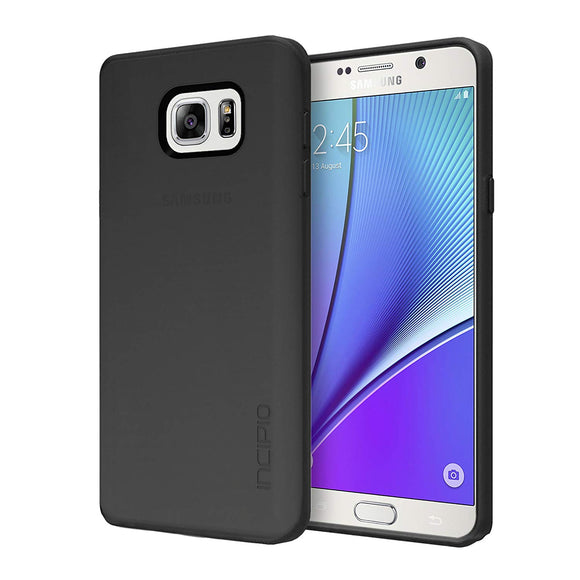 Incipio NGP Flexible Impact Resistant Case for Samsung Galaxy Note 5 - Translucent Black - Equipment Blowouts Inc.