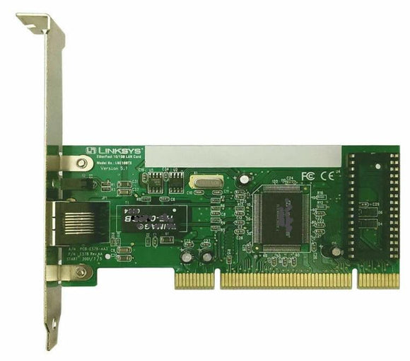 LNE100TX Cisco Linksys EtherFast 10/100 Ethernet PCI Adapter Card LNE 100tx - Equipment Blowouts Inc.