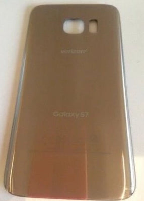 OEM Samsung Galaxy S7 Battery Cover Glass Housing Rear back Door ( Gold ) - Equipment Blowouts Inc.