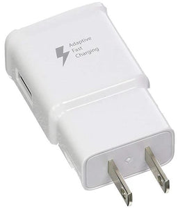 Samsung EP-TA20JWE Adaptive Fast Charging Wall Charger for Galaxy Note 4, Edge, S6/S6 Edge/ Edge+, S6 Active, Note 5 - White - Bulk Packaging - Equipment Blowouts Inc.