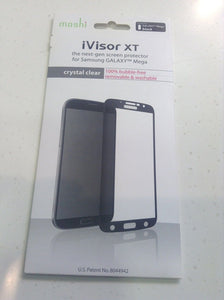 Samsung Galaxy Mega iVisor XT Screen Protector Crystal Clear - Black - by Mochi - Equipment Blowouts Inc.
