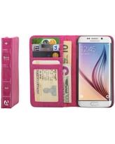 Aduro BookCase Folio & Wallet Case for Samsung Galaxy S6 - Pink - Equipment Blowouts Inc.