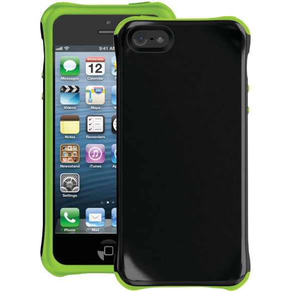 Ballistic Aspira Series Case for Apple iPhone 5 (Black/Lime Green)- AP1085-A005 - Equipment Blowouts Inc.