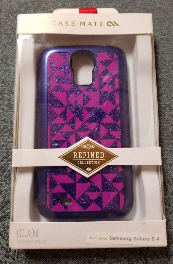 CaseMate Refined Collection Glam for  Samsung Galaxy S 4 - Mulitcolored Purple - Equipment Blowouts Inc.