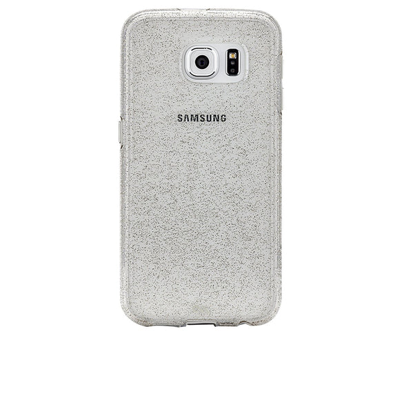 Case-Mate Naked Tough Sheer Glam Case for Samsung Galaxy S6 - Glitter Clear - Equipment Blowouts Inc.