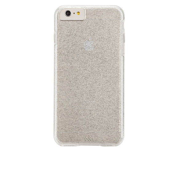 Case-Mate NAKED TOUGH Sheer Glam for Apple iPhone 8 / 7 / 6 / 6s - Sparkle Effect Champagne - Equipment Blowouts Inc.
