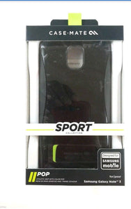 Case-Mate Sport Collection Pop for Samsung Galaxy Note 3 - Black/Lime Green - Equipment Blowouts Inc.