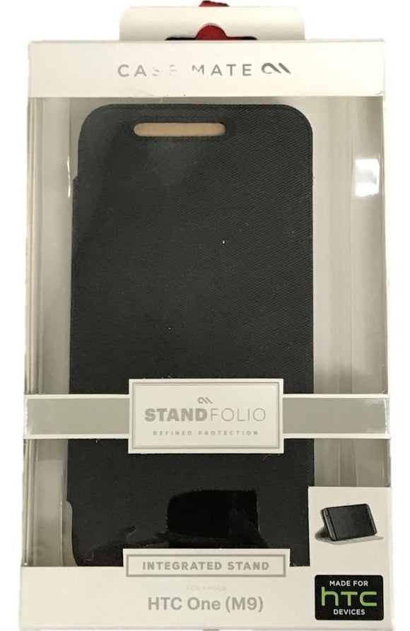 Case-Mate Stand Folio for HTC One (M9) - Black - Equipment Blowouts Inc.