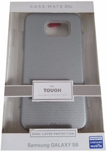 Case-Mate Tough Dual Layer Protection Case for Samsung Galaxy S6 - Silver - Equipment Blowouts Inc.