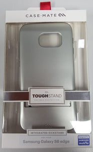 Case-Mate Tough Stand Case for Samsung Galaxy S6 Edge - Titanium Silver - Equipment Blowouts Inc.
