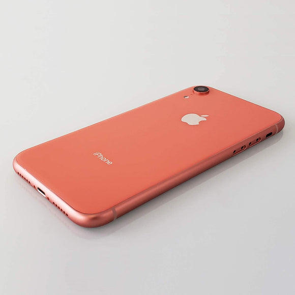 Compatible With iPhone XR rear housing back glass ( Coral )