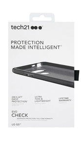 Tech21 Evo Check Case for LG G5 - Smoke Black - Equipment Blowouts Inc.