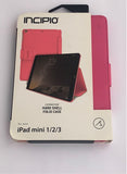 Incipio Lexington Hard Shell Folio Case for iPad Mini 1/2/3 Black and Pink