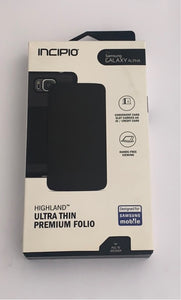 Incipio Highland Ultra Thin Premium Folio Case Samsung Galaxy Alpha-Black