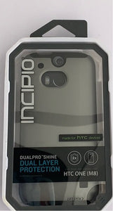 Incipio DualPro Shine HardShell Case HTC M8 Aluminum Finish- Silver