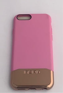 Incipio Edge Chrome Slider Hard Shell Case for iPhone 6 6S - Pink & Rose Gold