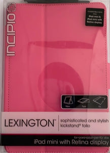 Incipio Lexington with Sophisticated and Stylish Kickstand Folio for Ipad Mini/ with Retina Display-Pink
