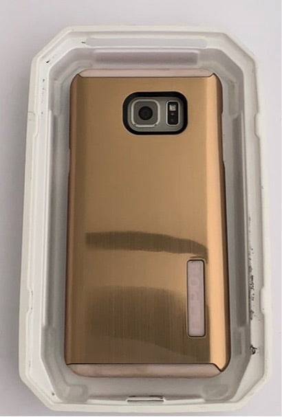 Incipio Dual Layer Protection With Aluminum Finish Case- Galaxy Note 5-Rose Gold