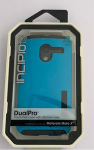 Incipio Moto X Dualpro Hard Shell Case Cover-Cyan Blue