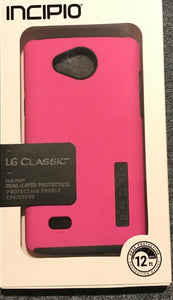Incipio Cell Phone Case for LG CLASSIC - PINK/CHARCOAL - Equipment Blowouts Inc.