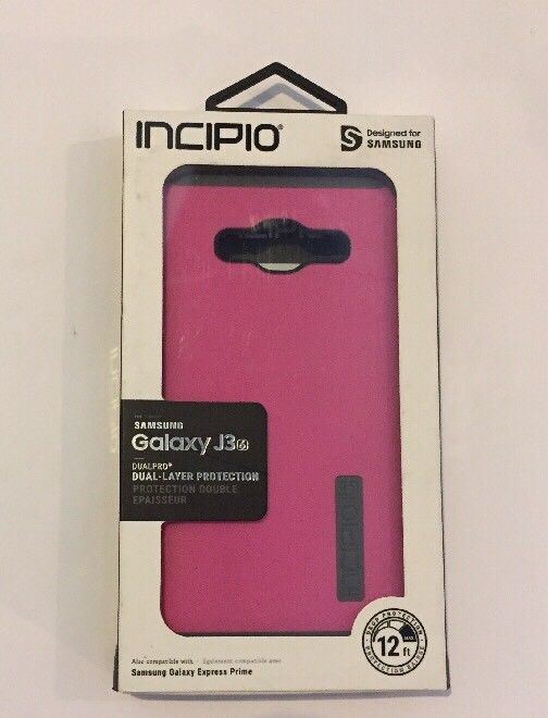 Incipio Dualpro Case for Samsung Galaxy J3 and Express Prime - Pink - Equipment Blowouts Inc.