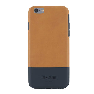 Jack Spade Color Block Case for iphone 6 Plus - Tan/Black - Equipment Blowouts Inc.