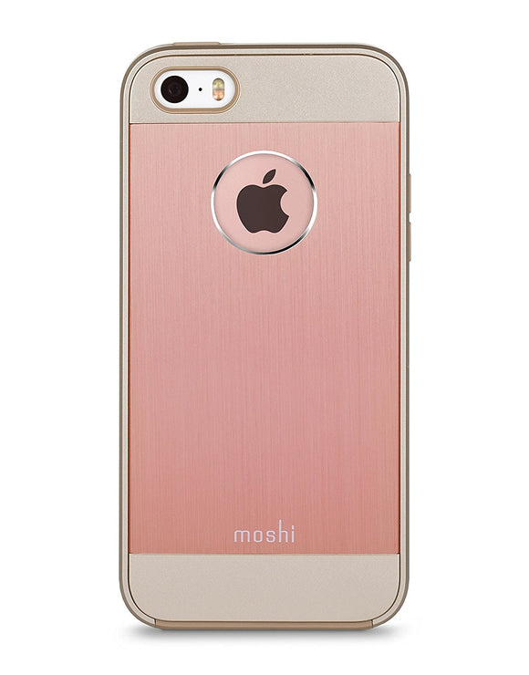 Moshi iGlaze Armour Aluminum iPhone 5/5s/SE Case - Golden Rose - Equipment Blowouts Inc.
