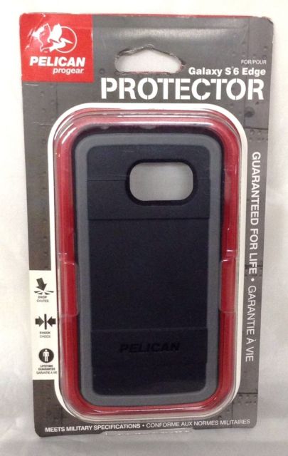 Pelican Progear Protector for Galaxy S6 Edge - Black/Gray - Equipment Blowouts Inc.
