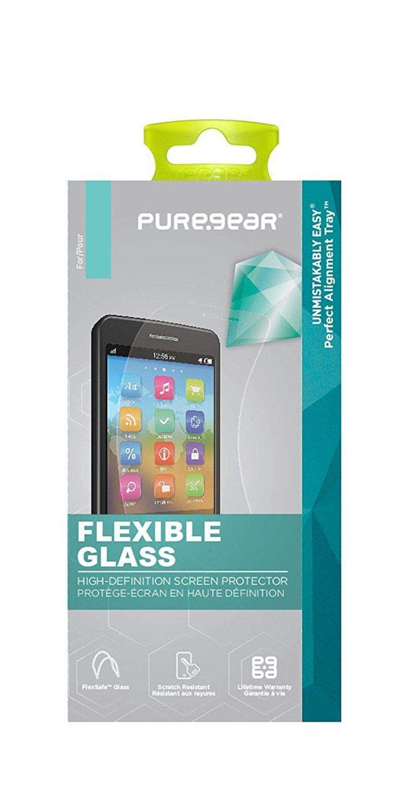 PureGear Flexible Glass High Definition Screen Protector for LG V10 - Equipment Blowouts Inc.