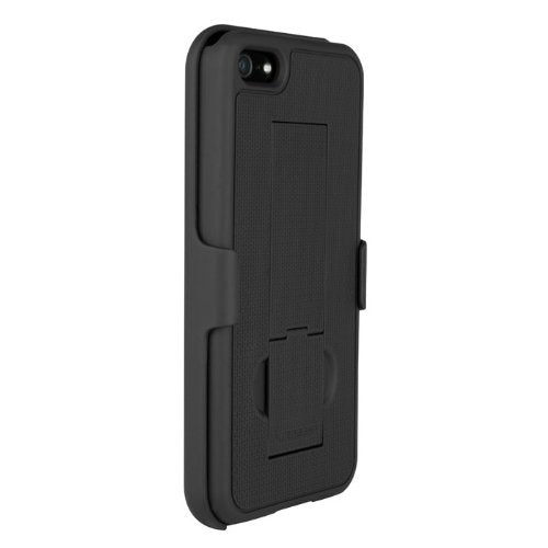 PureGear Case with kickstand + holster for iPhone 5/5s/SE -  Black - Equipment Blowouts Inc.