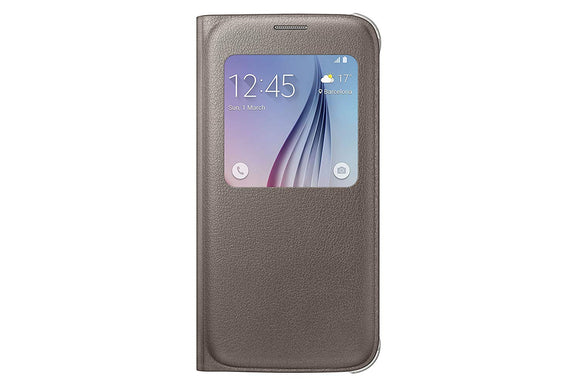 Samsung S-View Flip Cover for Samsung Galaxy S6 - Gold - Equipment Blowouts Inc.
