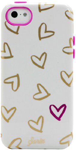 Sonix Inlay Case for iPhone 5C - White Heart To Heart - Equipment Blowouts Inc.