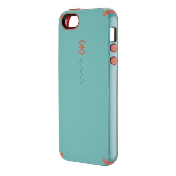 Speck Candyshell Case for iPhone 5/5s/SE - Pool Blue/Wild Salmon Pink - Equipment Blowouts Inc.