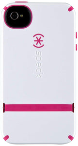 Speck CandyShell Flip Case for iPhone 4/4s - White/Rasberry - Equipment Blowouts Inc.