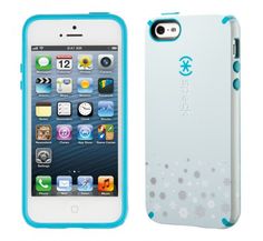 Speck Candyshell Case for Iphone 5/5s - Turquoise Snowflakes - Equipment Blowouts Inc.