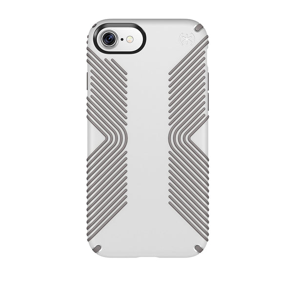 Speck Products Presidio Grip Cell Phone Case for iPhone 7/6S/6 PLUS- White/Ash Grey - Equipment Blowouts Inc.