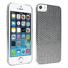 OEM Verizon Genuine Carbon Fiber Case for iphone 5/5s - Silver - Equipment Blowouts Inc.